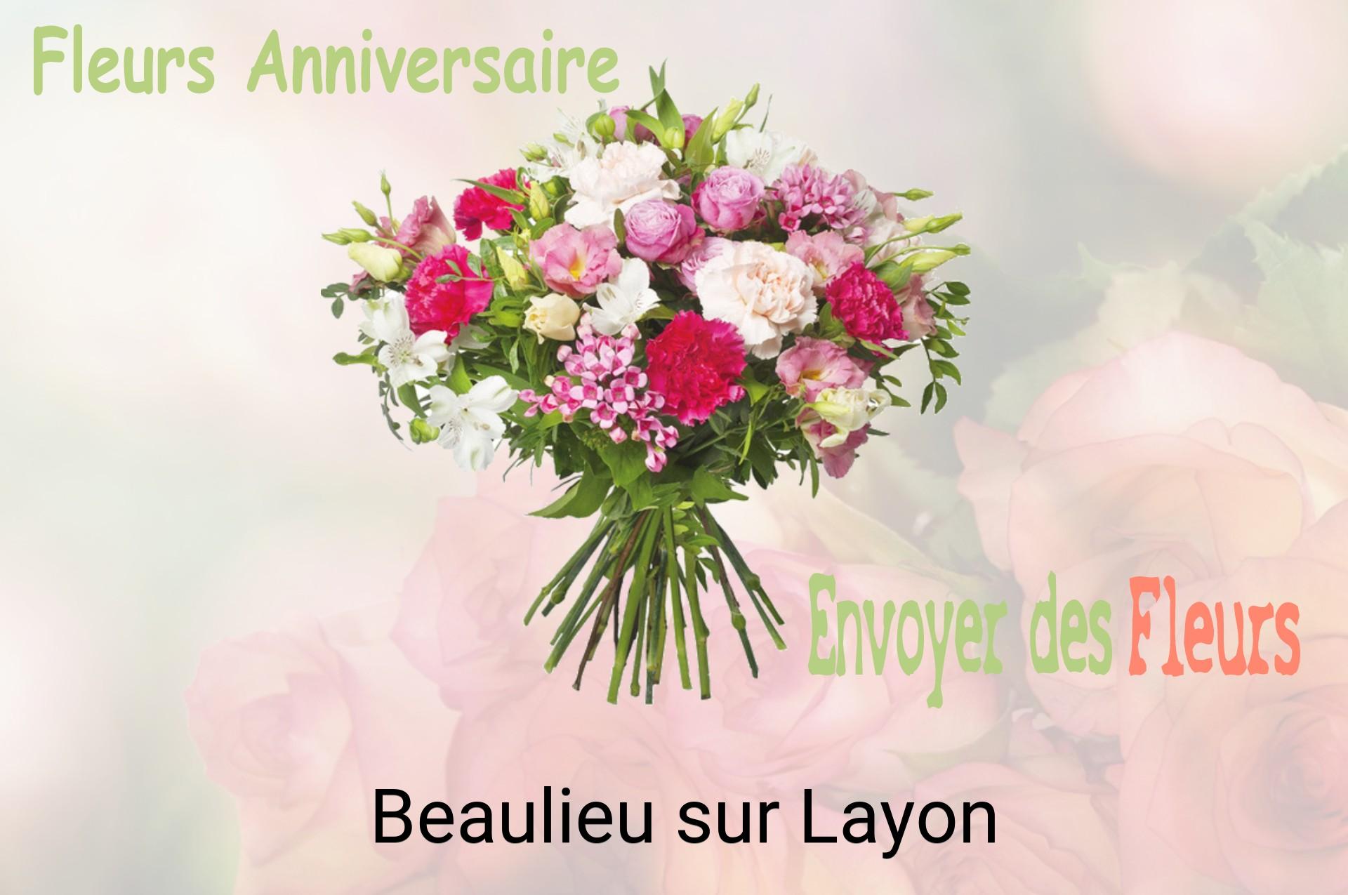 Bouquet de fleurs d’anniversaire livré à Beaulieu-sur-Layon